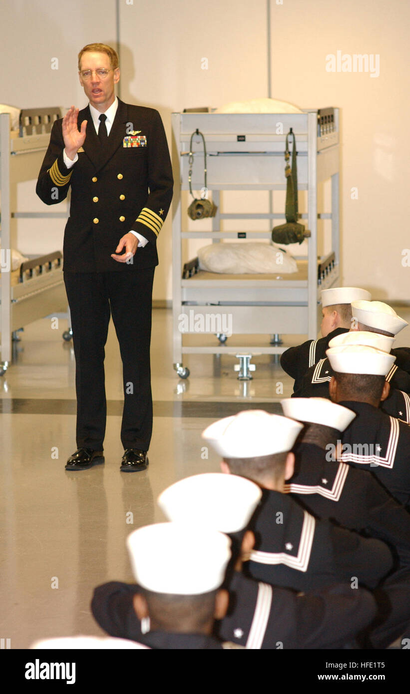 Commanding officer of recruit training command rtc hi-res stock ...