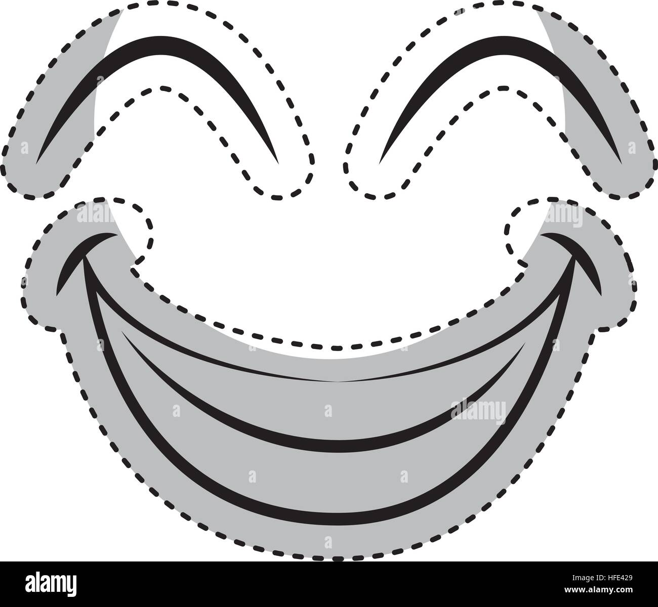Kawaii style facial expression vector illustration design Stock Vector ...