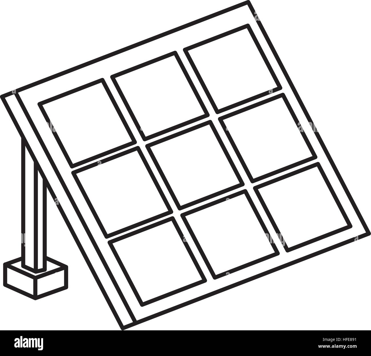 panel solar isolated icon vector illustration design Stock Vector Image ...