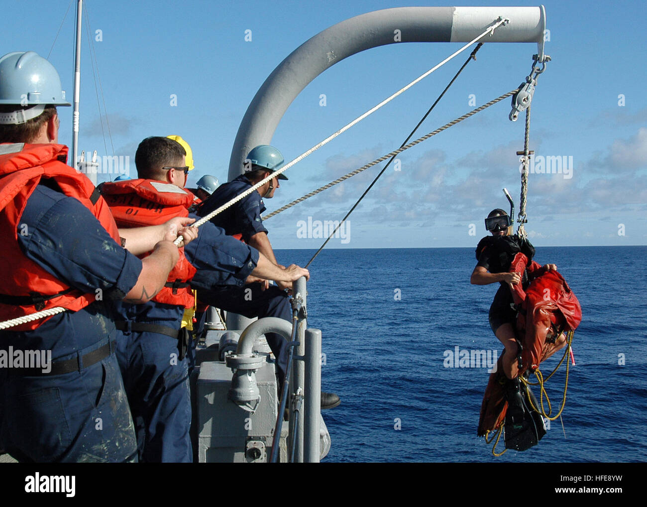 Man overboard drill salvor hires stock photography and images Alamy