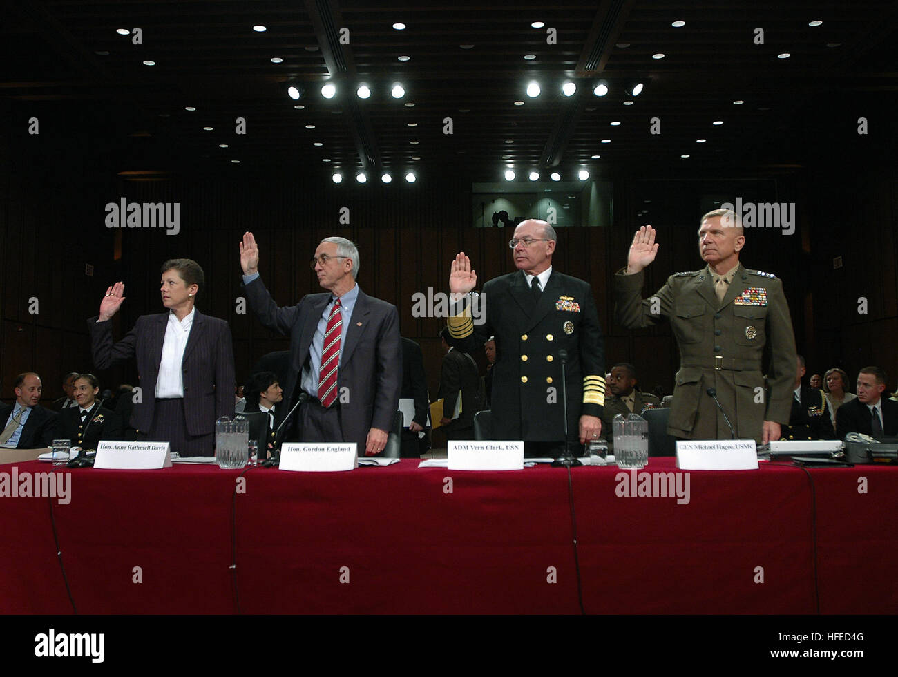 Examples Of Base Realignment And Closure Navy and Marine Corps leaders take the oath before the Defense Base ...