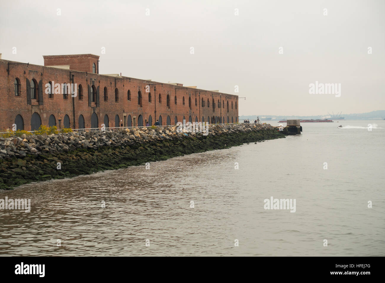 red hook pier Brooklyn NYC Stock Photo Alamy