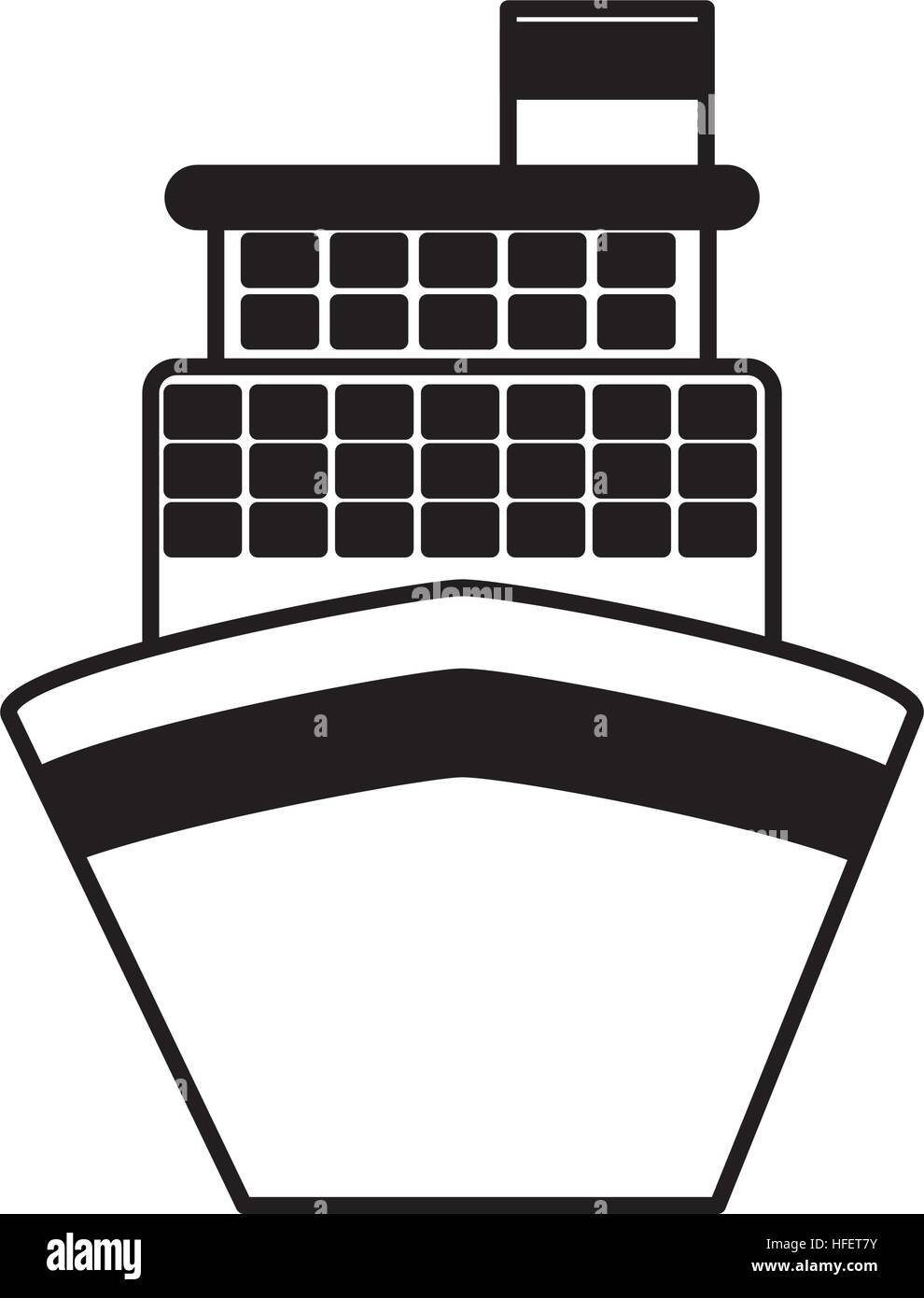 cruise ship isolated icon vector illustration design Stock Vector Image ...