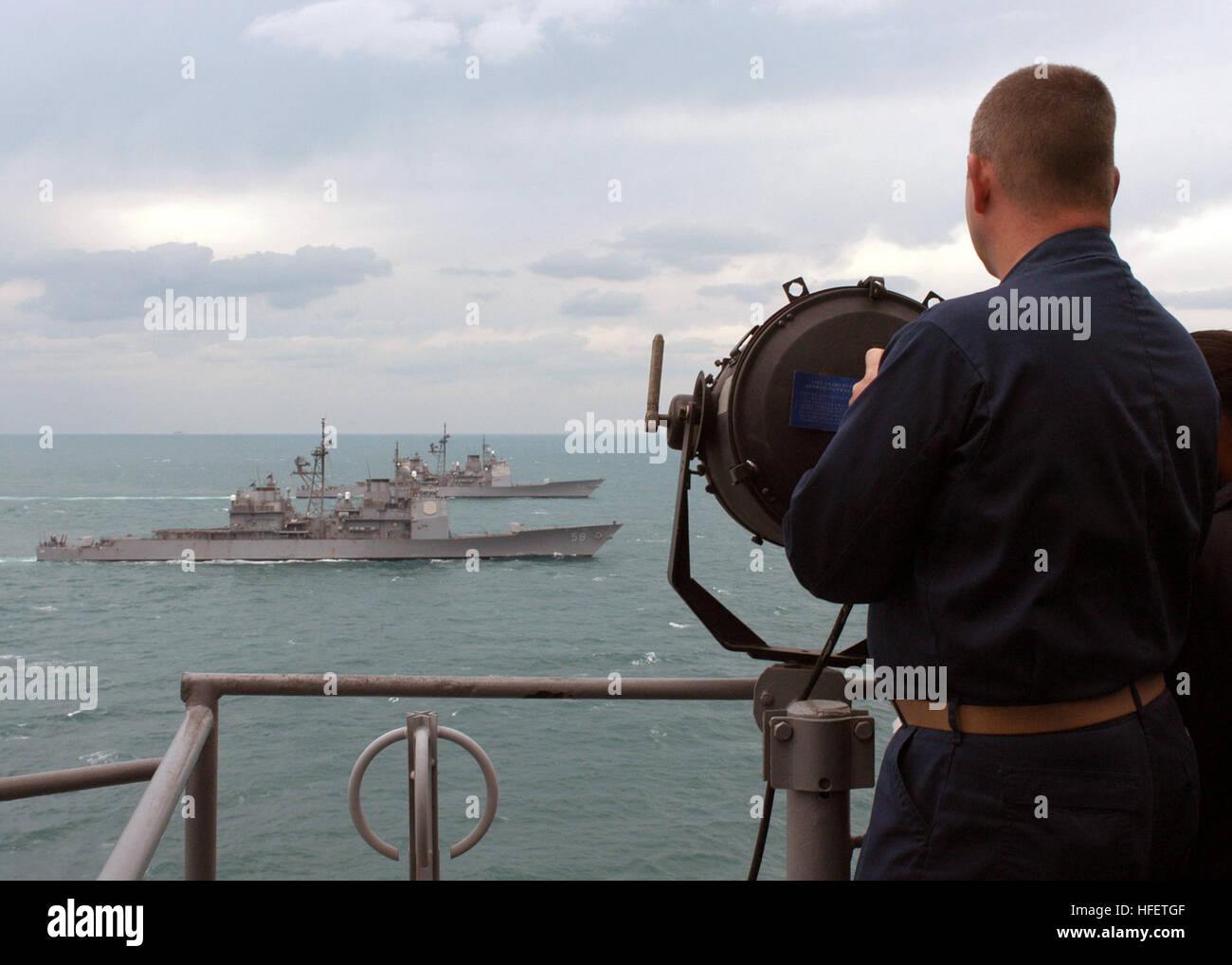 Communication methods at sea hi-res stock photography and images - Alamy