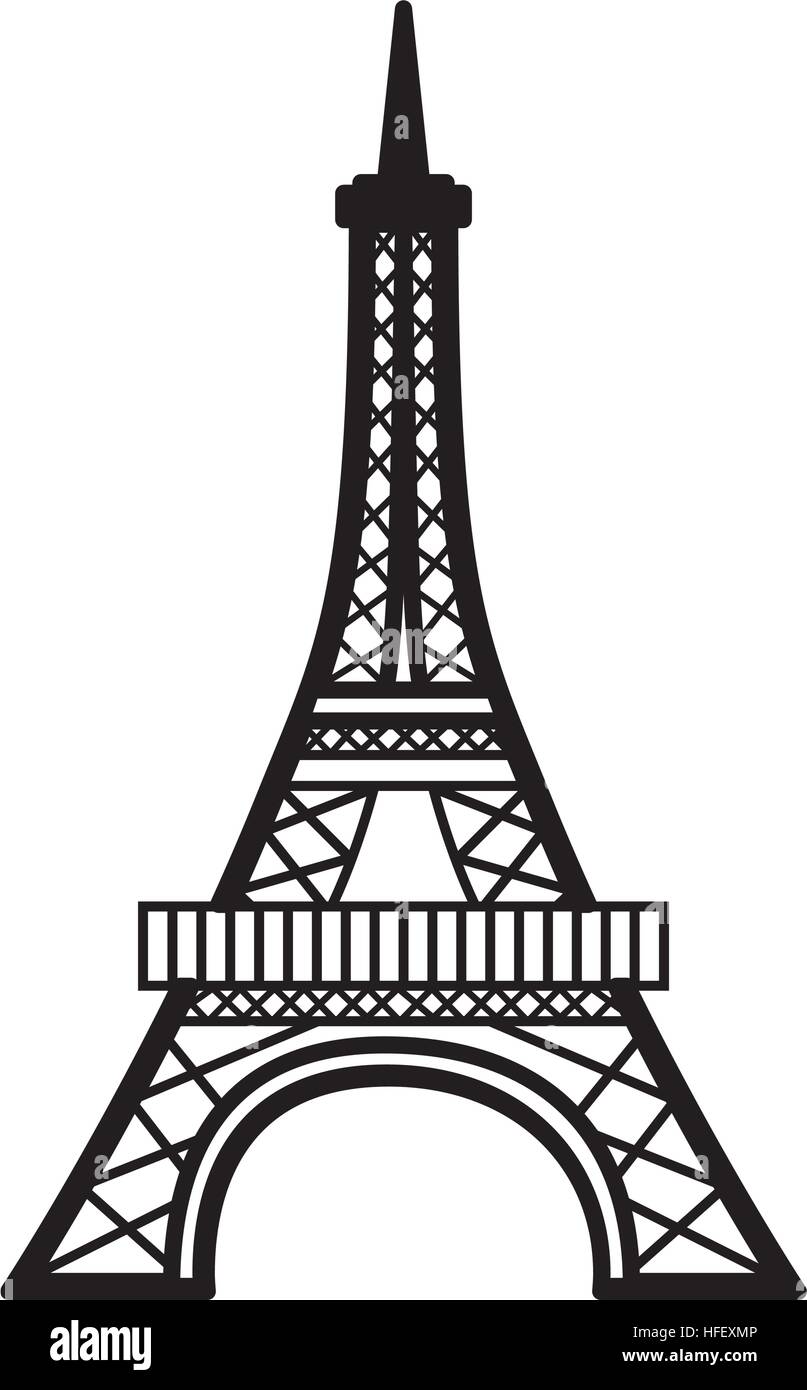 eiffel tower isolated icon vector illustration design Stock Vector Image &  Art - Alamy