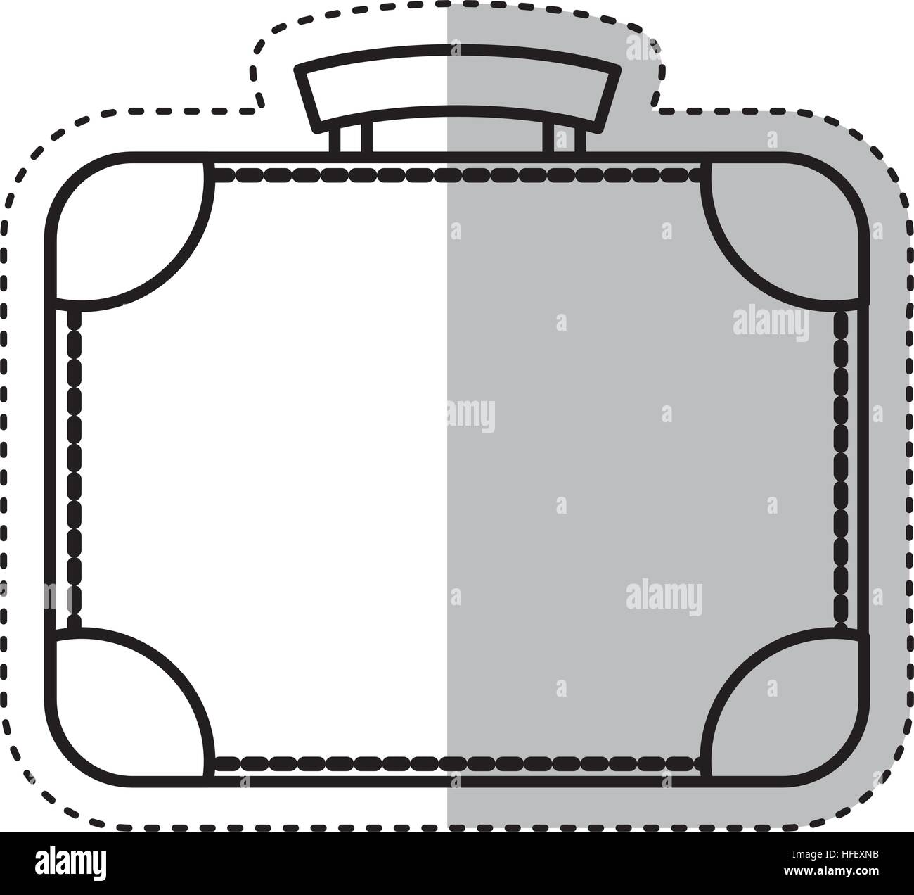suitcase travel isolated icon vector illustration design Stock Vector ...
