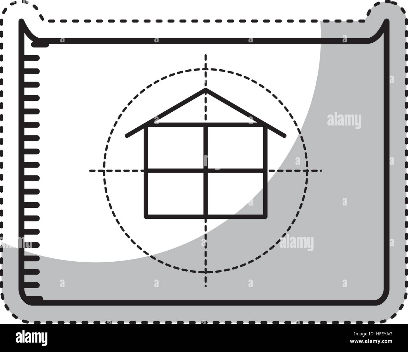 house construction plane isolated icon vector illustration design Stock ...