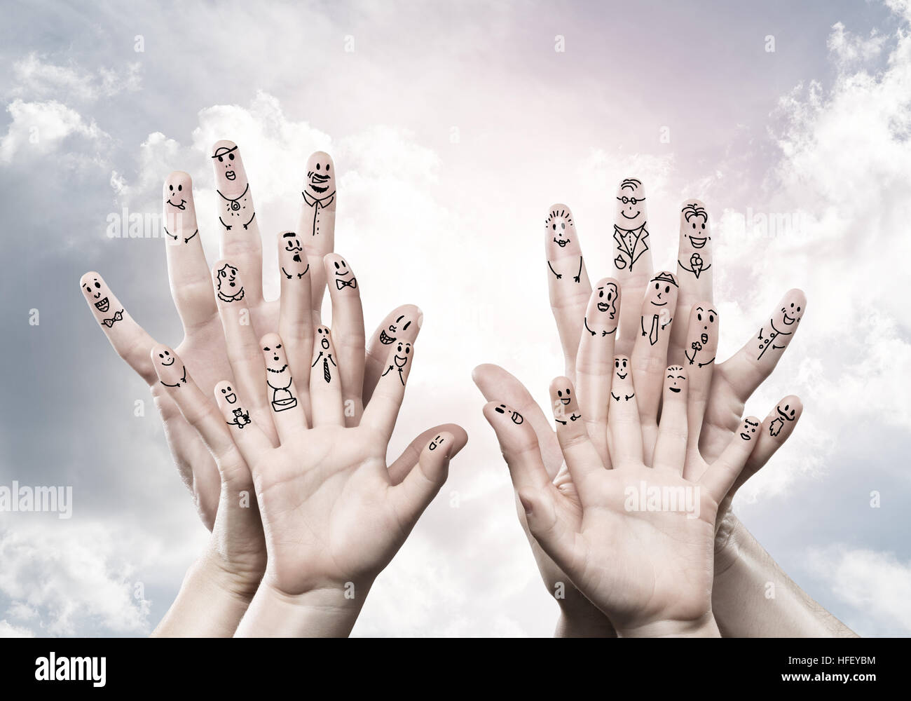 Sentimental Protection Feeling of family protection Stock Photo - Alamy