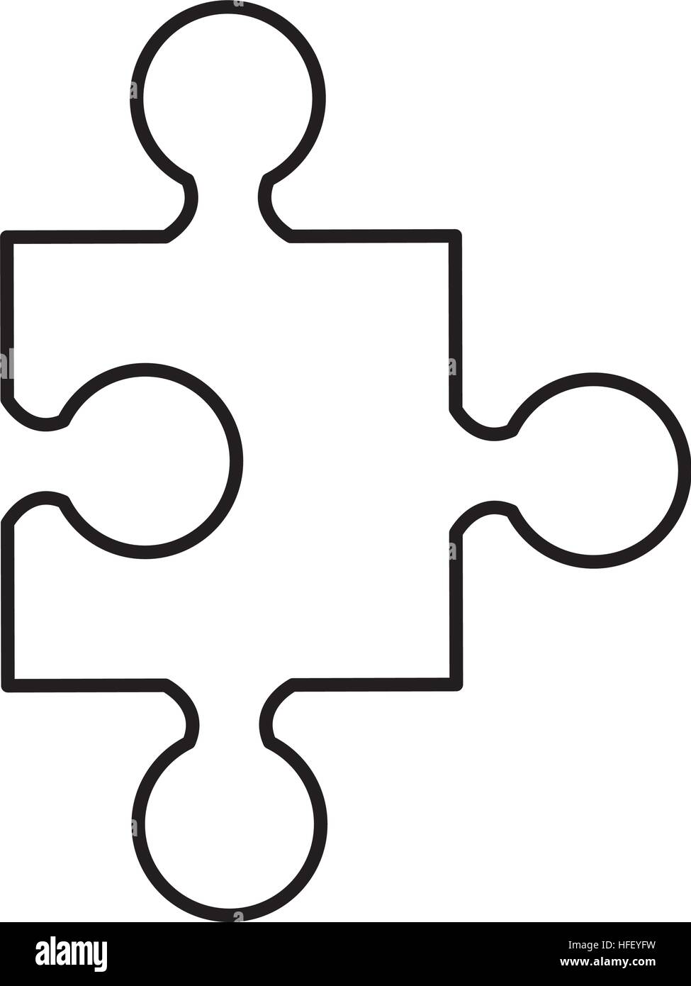 puzzle piece isolated icon vector illustration design Stock Vector ...