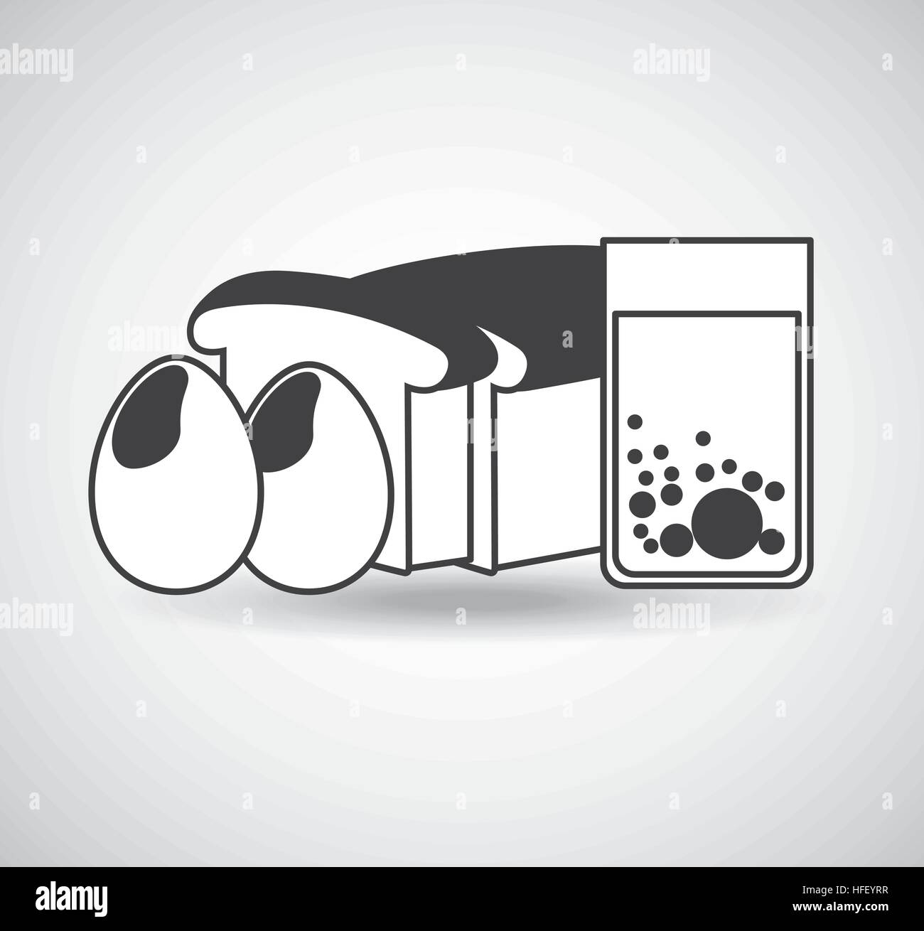 delicious and healthy breakfast icon vector illustration design Stock ...