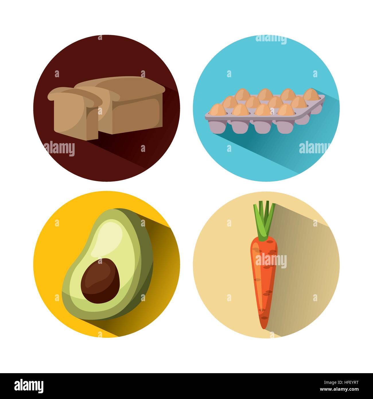 delicious and healthy breakfast icon vector illustration design Stock ...