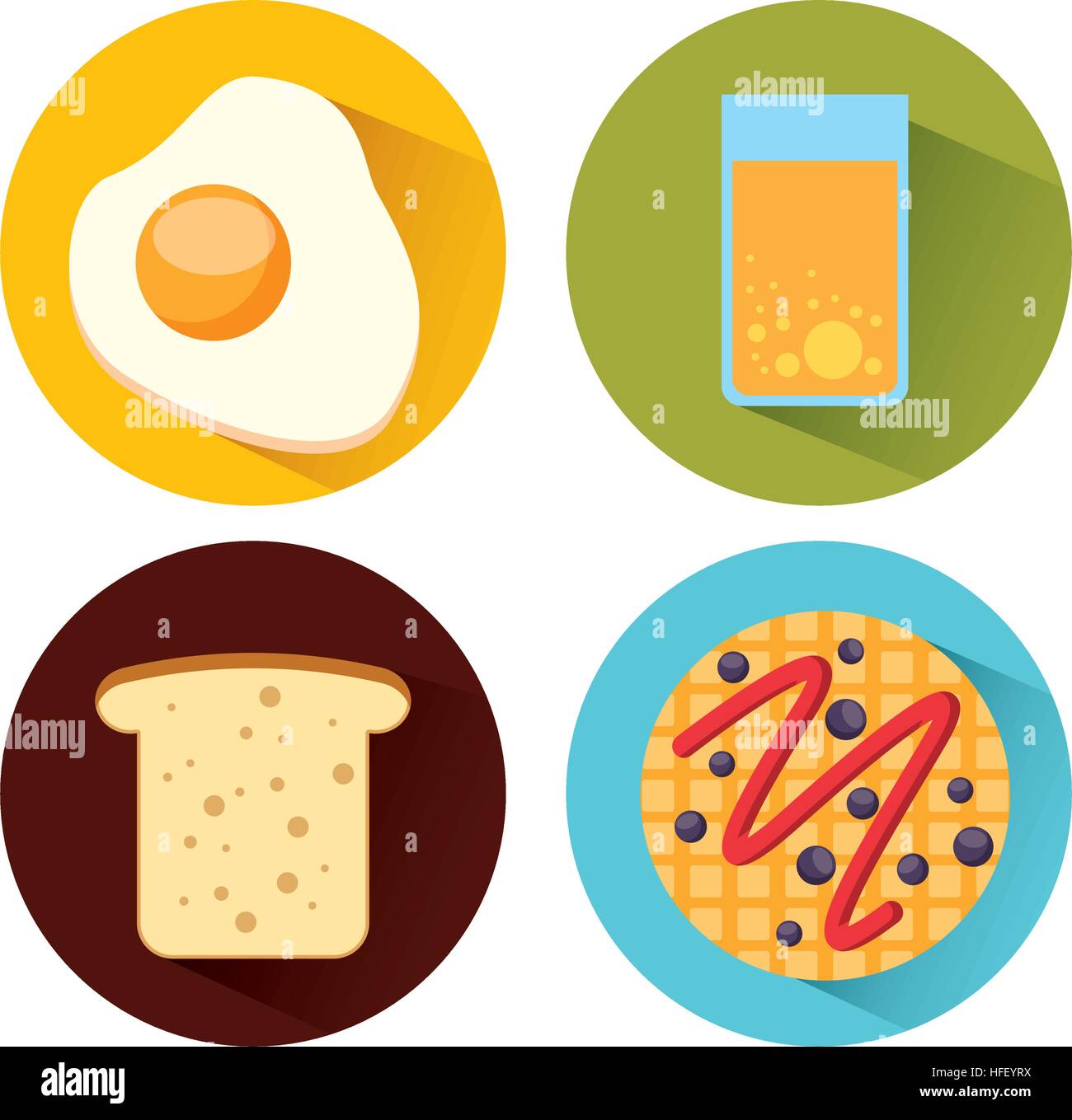 delicious and healthy breakfast icon vector illustration design Stock ...