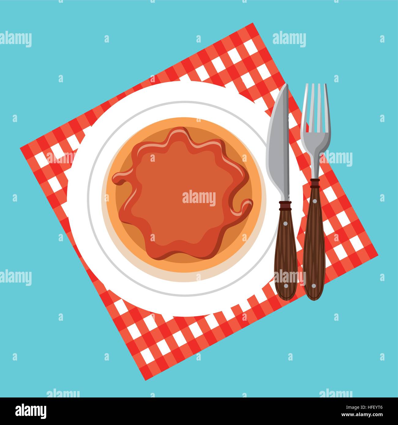 delicious and healthy breakfast icon vector illustration design Stock ...