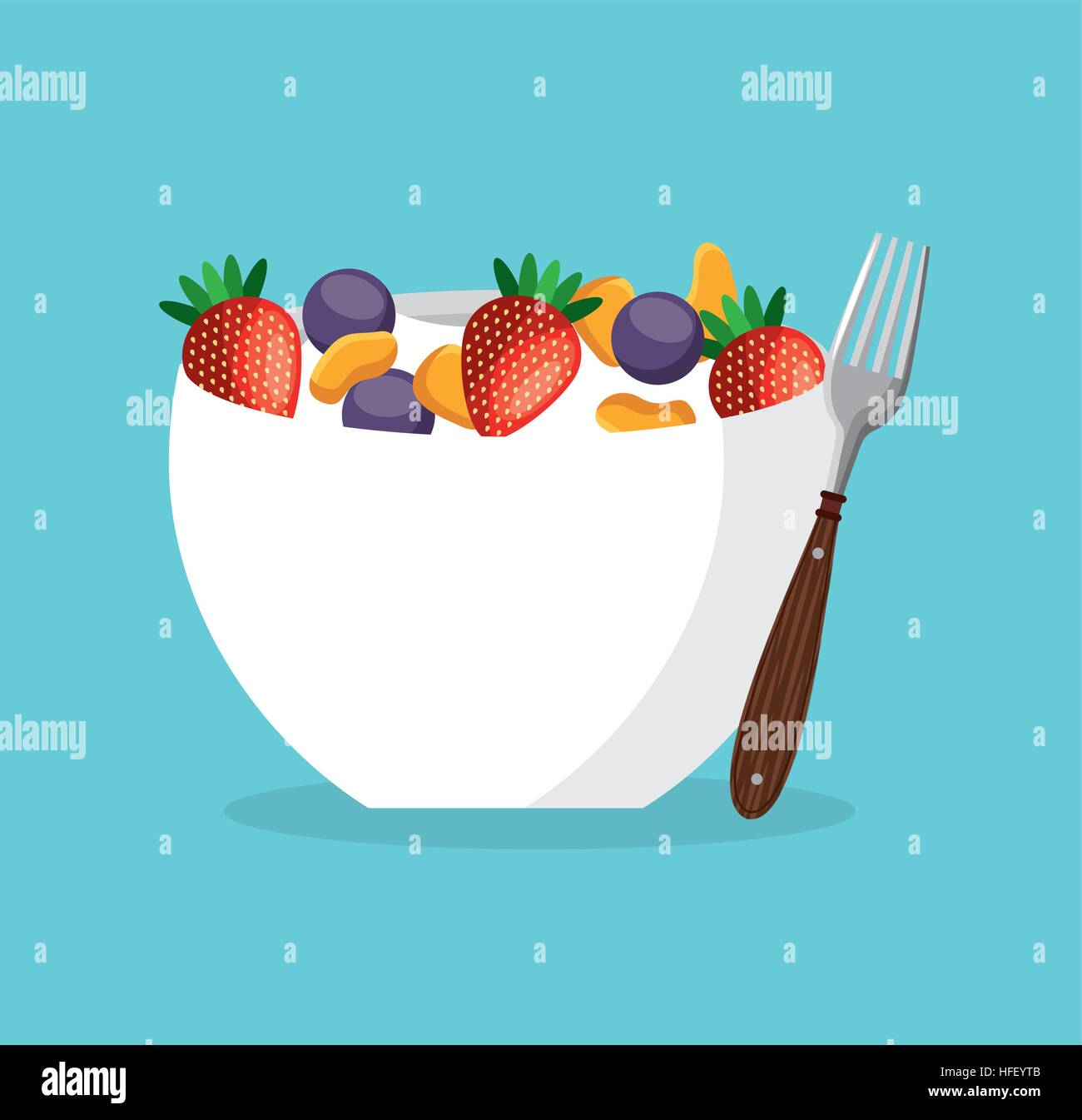 delicious and healthy breakfast icon vector illustration design Stock ...