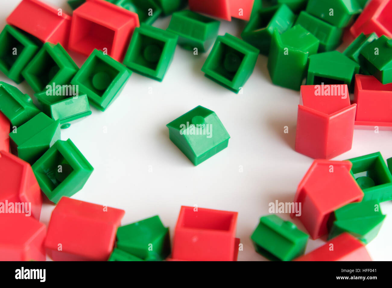 miniature home / house - housing market concept Stock Photo
