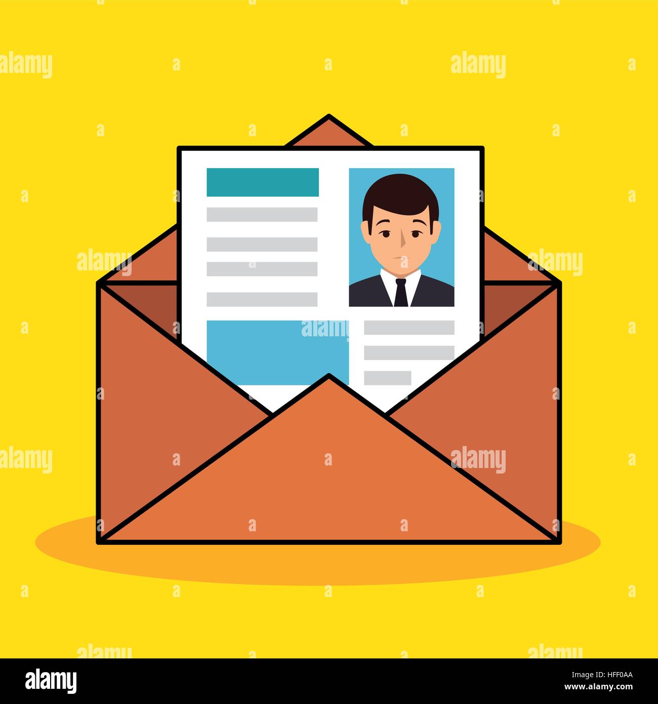 curriculum vitae isolated icon vector illustration design Stock Vector ...