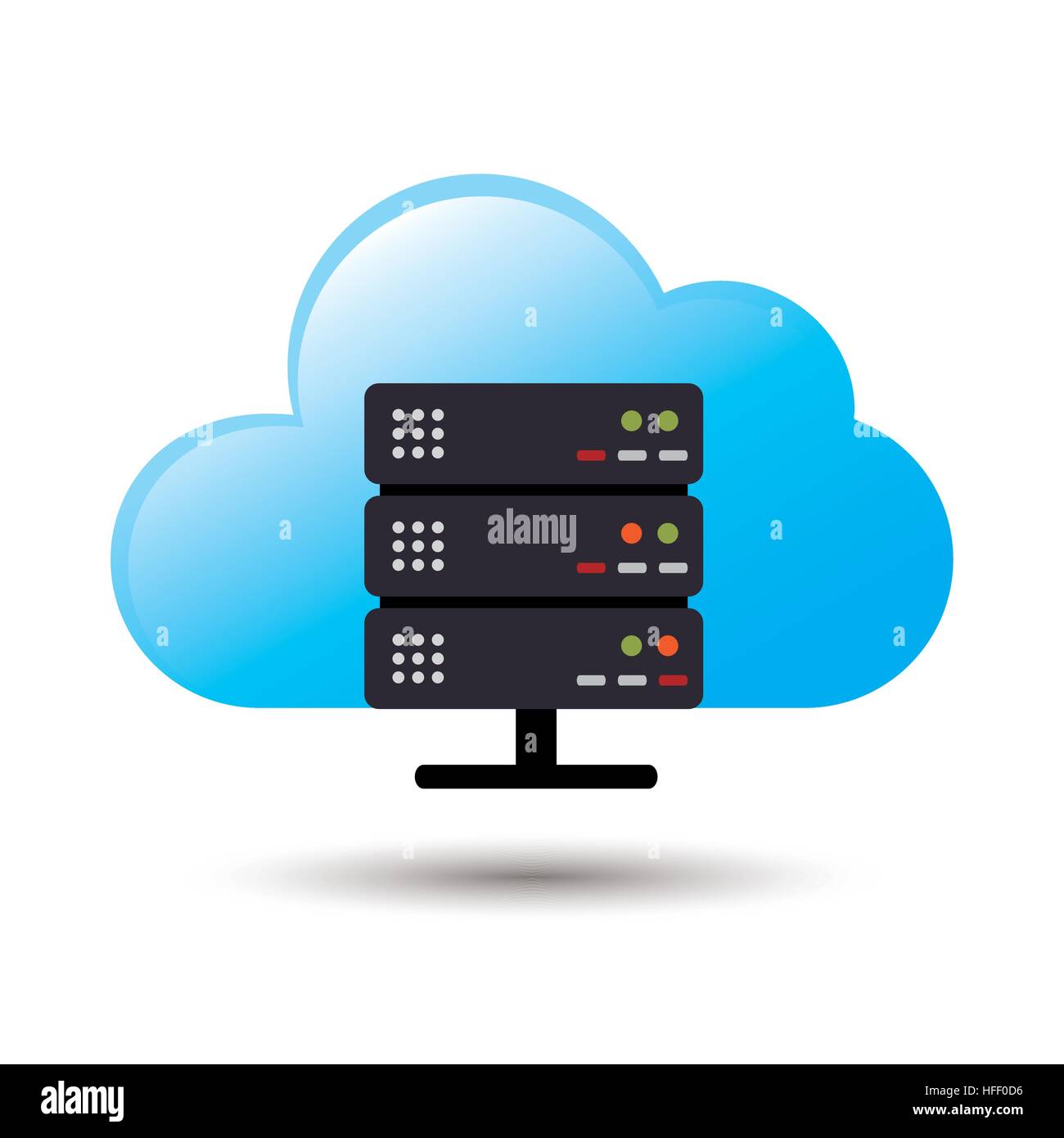 cloud computing isolated icon vector illustration design Stock Vector ...