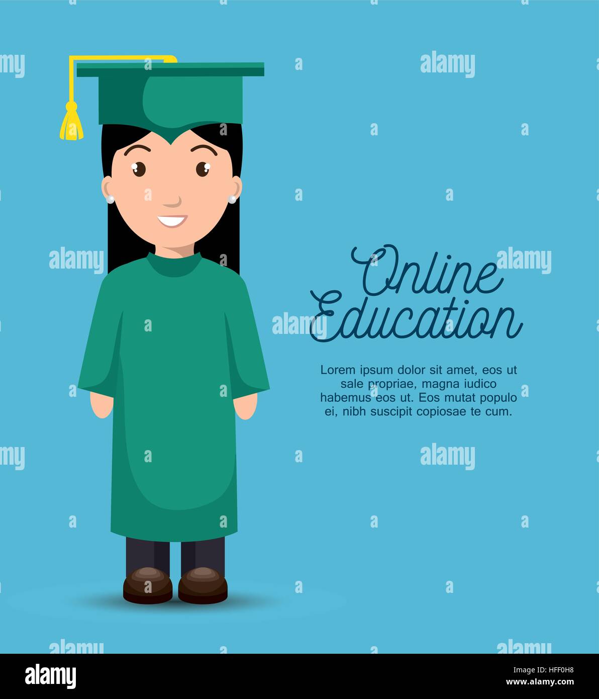 online education concept icon vector illustration design Stock Vector ...