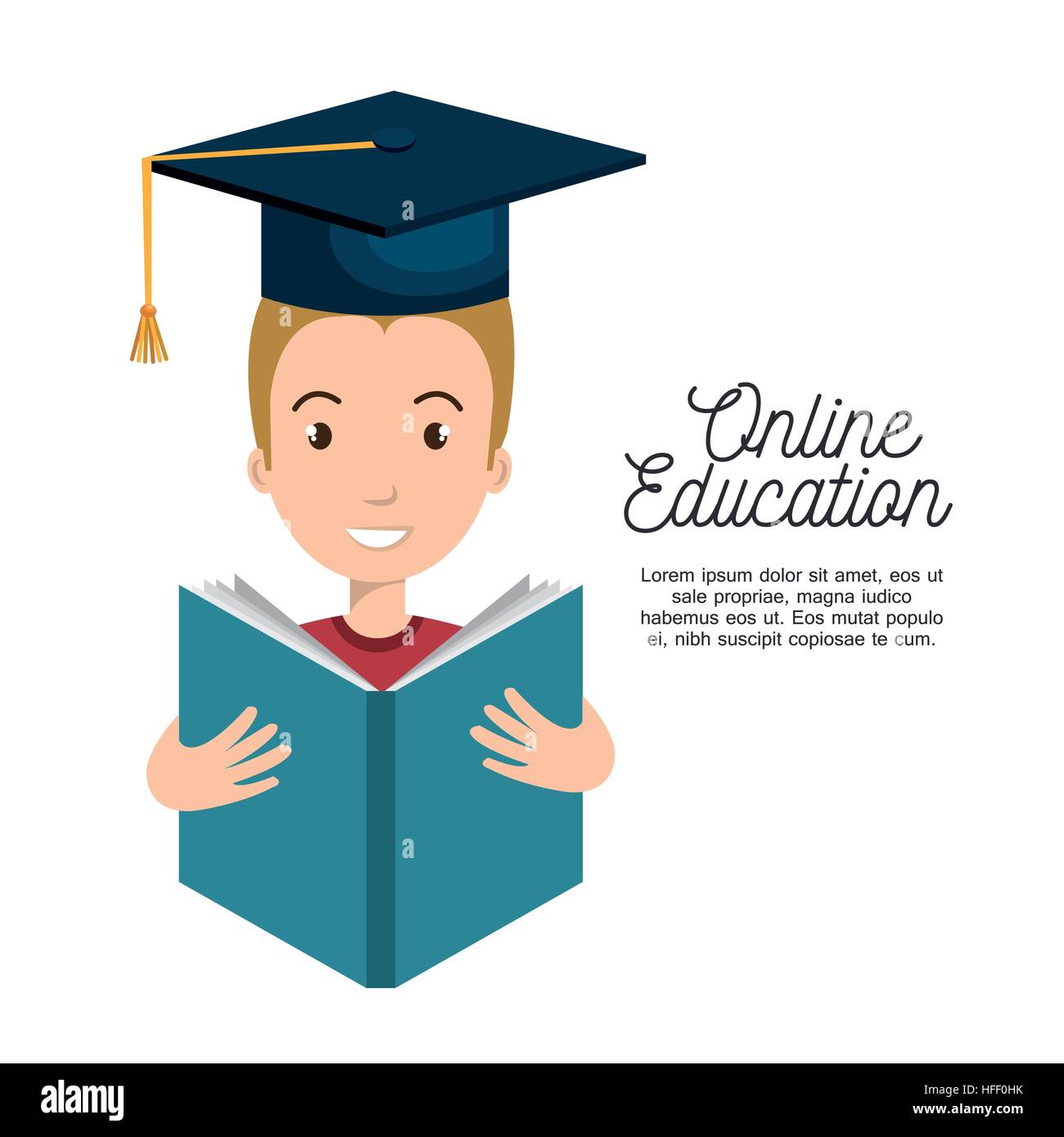 online education concept icon vector illustration design Stock Vector ...