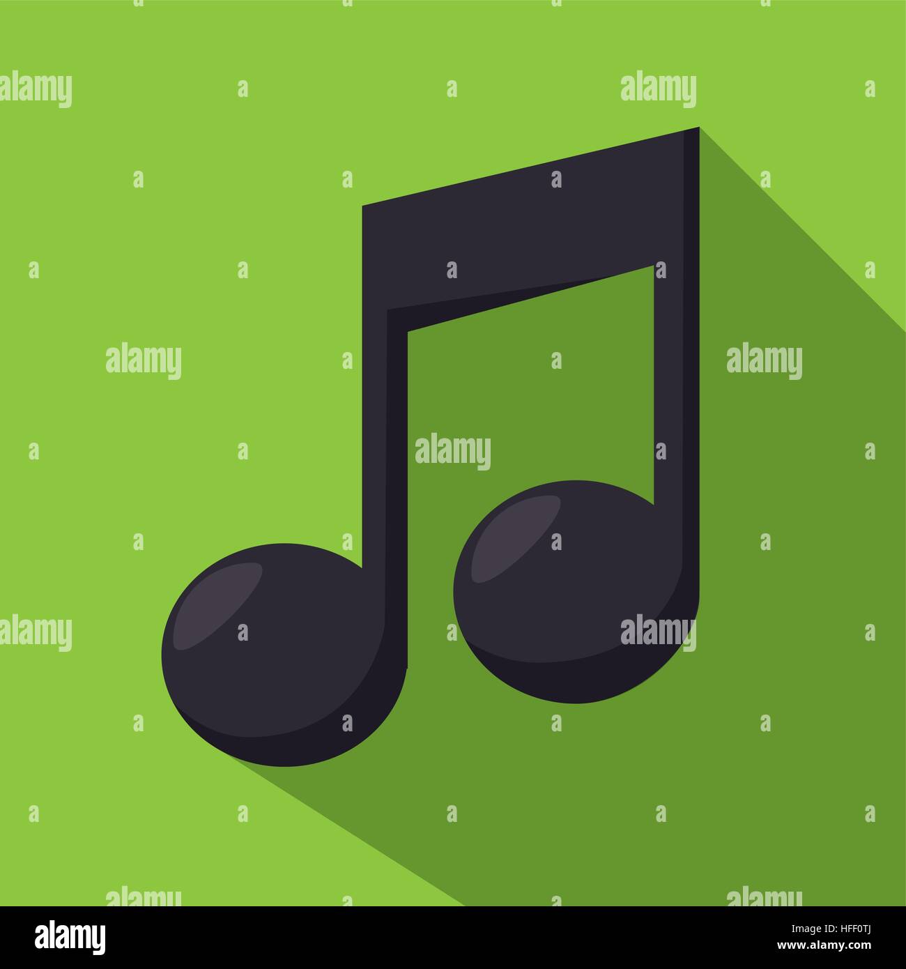 music note isolated icon vector illustration design Stock Vector Image ...