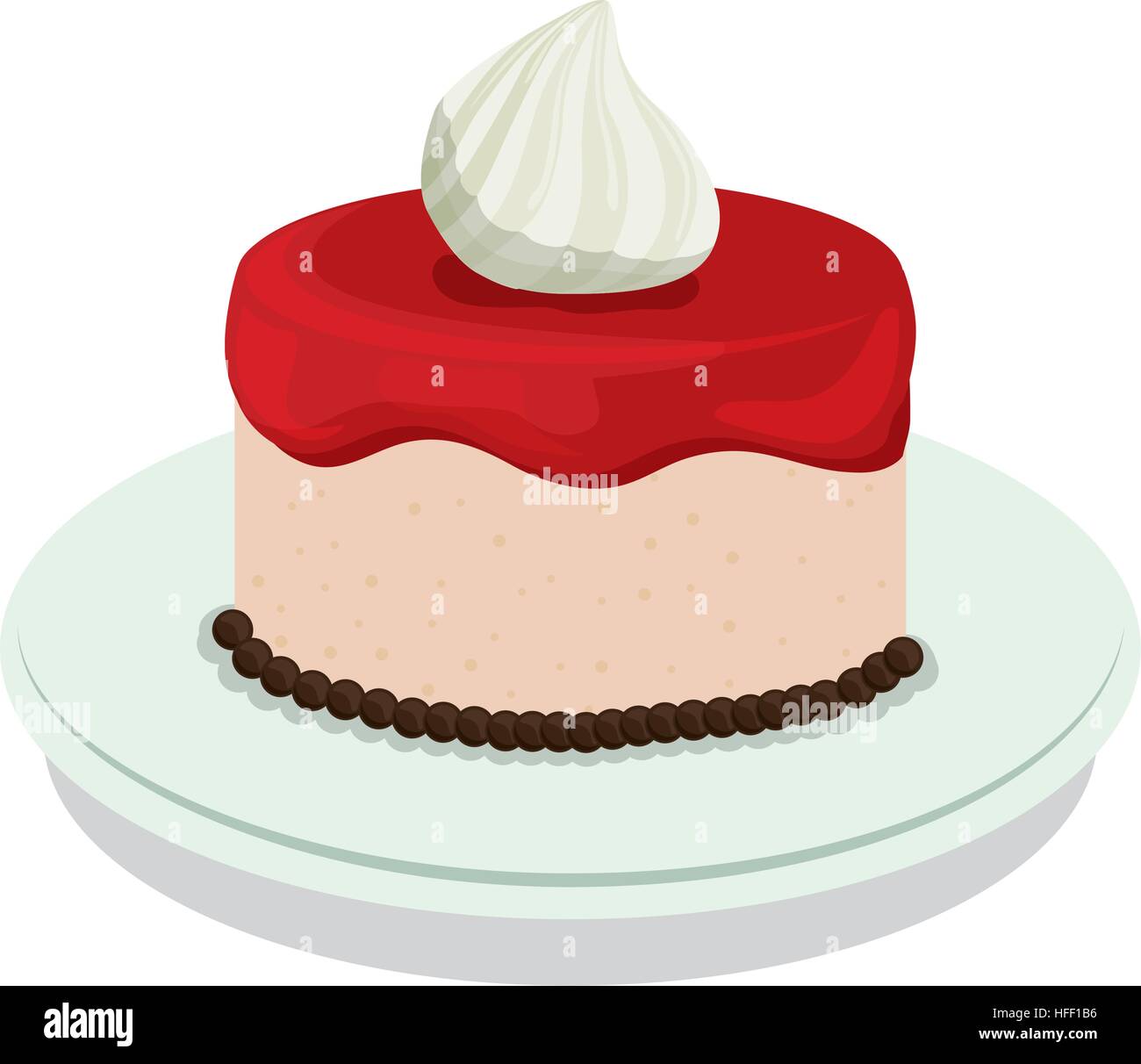 sweet cake icon Stock Vector Image & Art - Alamy