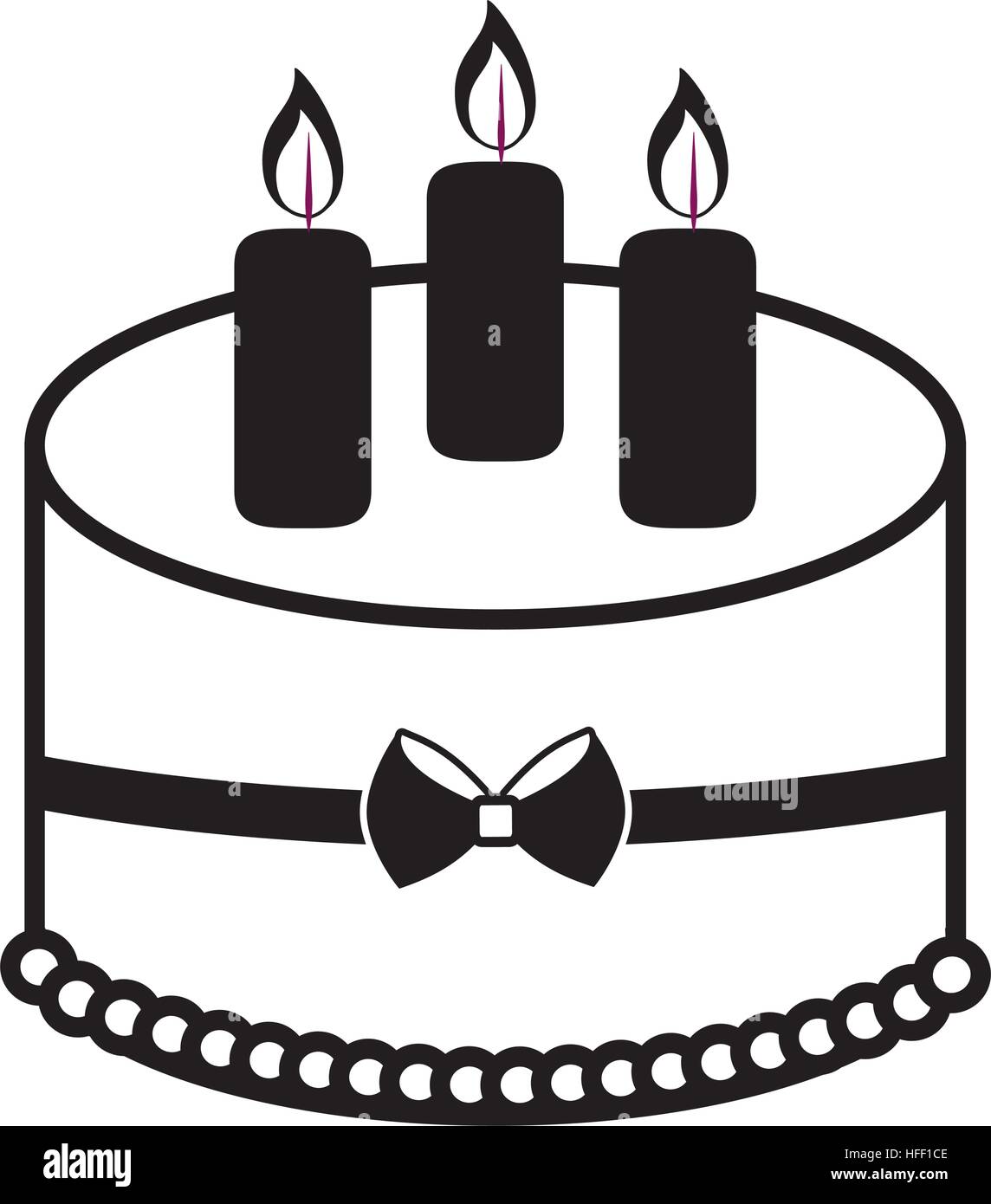 birthday cake icon Stock Vector Image & Art - Alamy