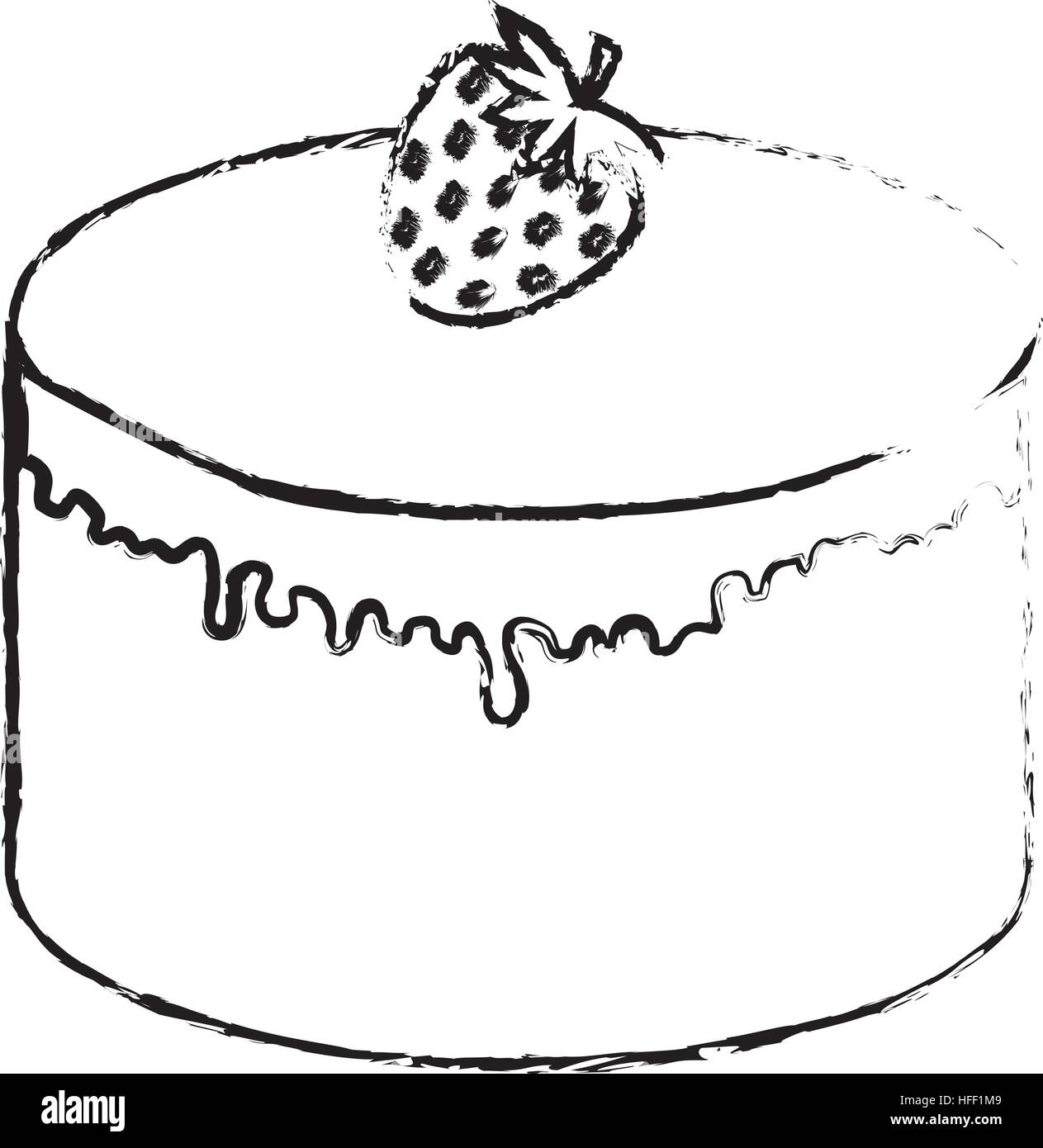 sweet cake icon Stock Vector Image & Art - Alamy