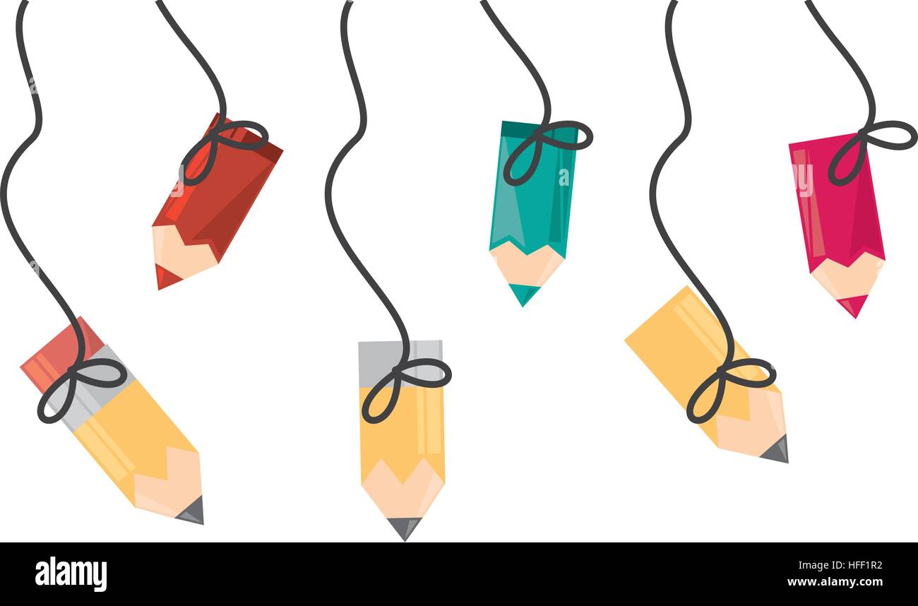 wallpaper colored hanging ribbon Stock Vector Image & Art - Alamy