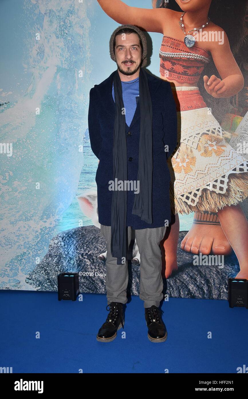 Paul Ruffiano Paolo Ruffini attending the Italian premiere of Disney's 'Oceania,' at ...