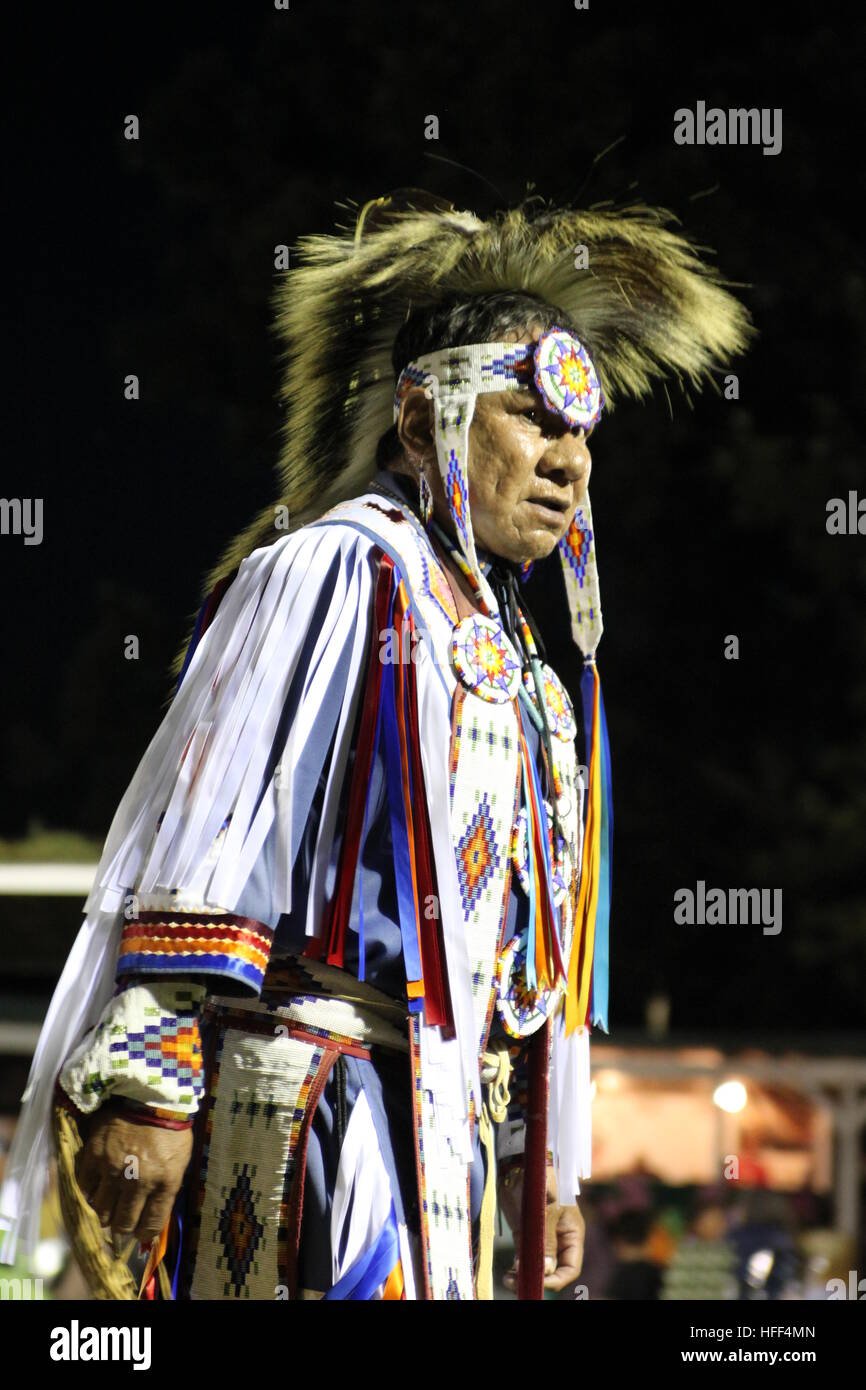 traditional Meskwaki(Fox) Pow Wow, festival of Native American dances