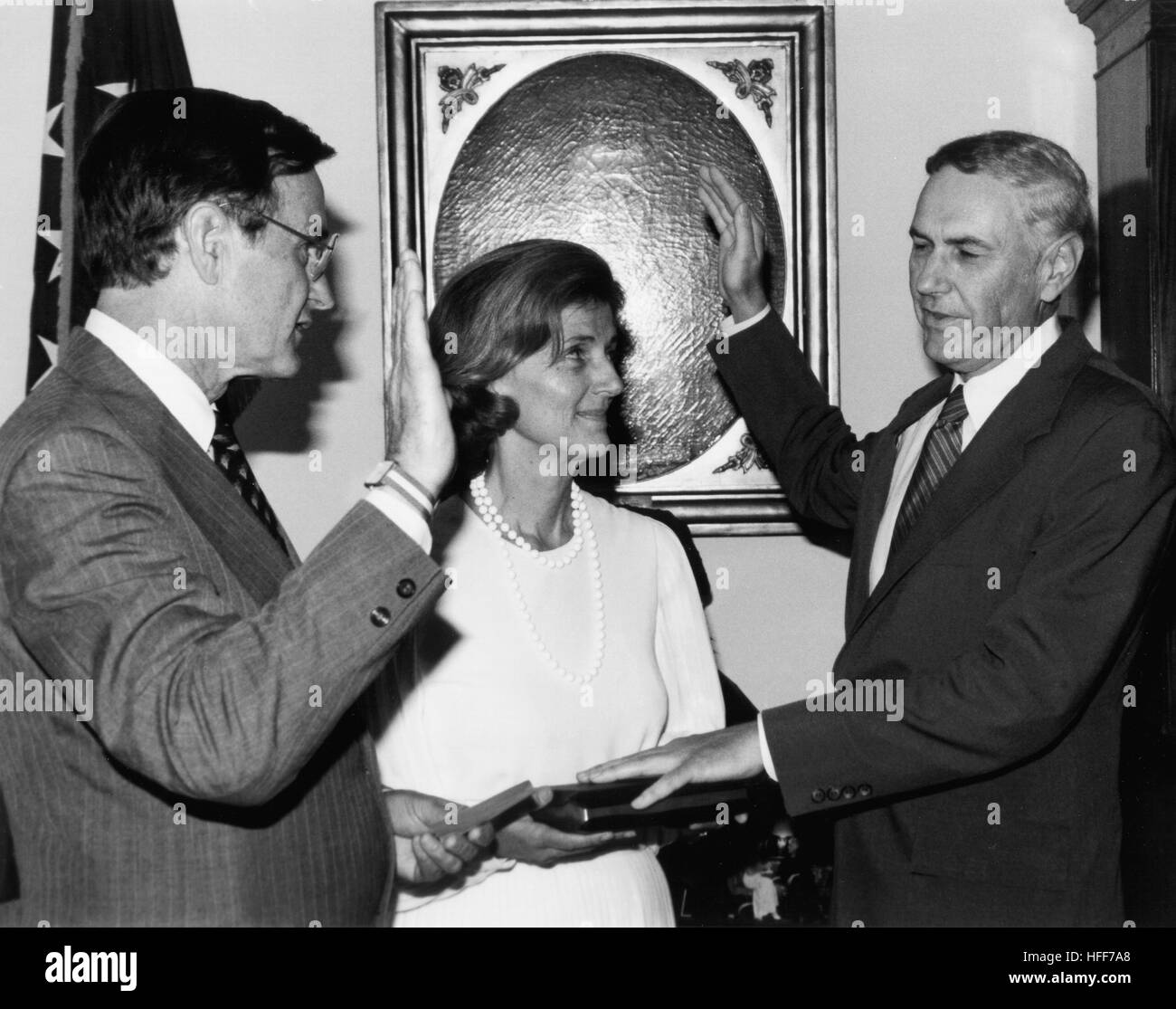 James Beggs is Sworn In 001701 Stock Photo Alamy