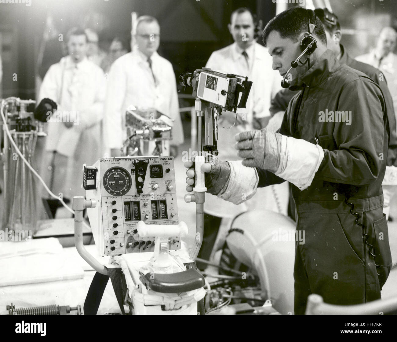 Qualification unit of the Lunar Roving Vehicle, used for testing and ...