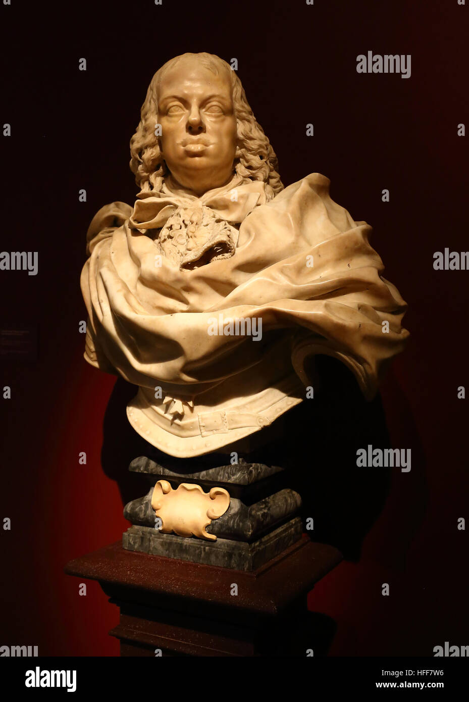 A sculpture on display at the Metropolitan Museum of Art in New York City. Stock Photo