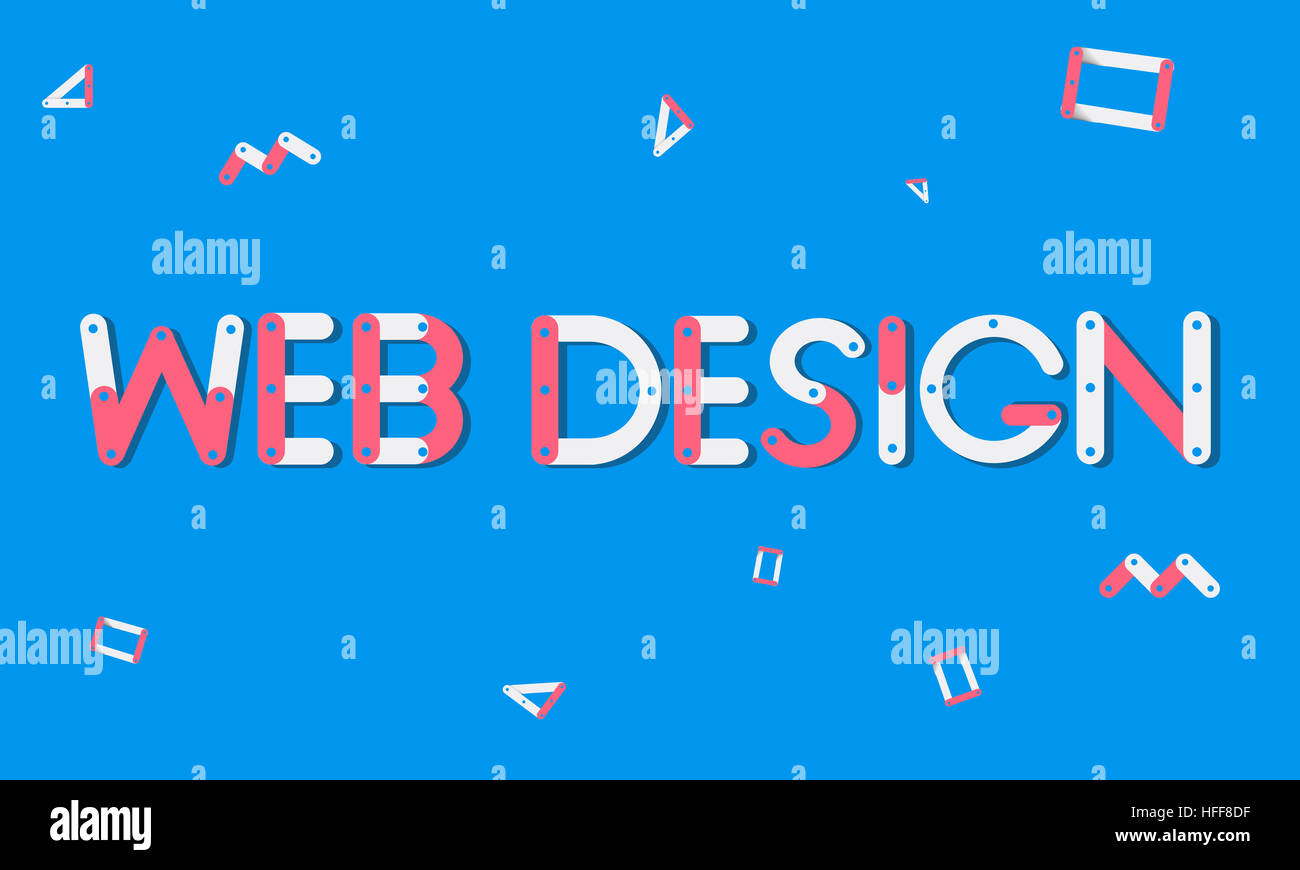 Domain Hompage Html Web Design Webinar SEO Concept Stock Photo