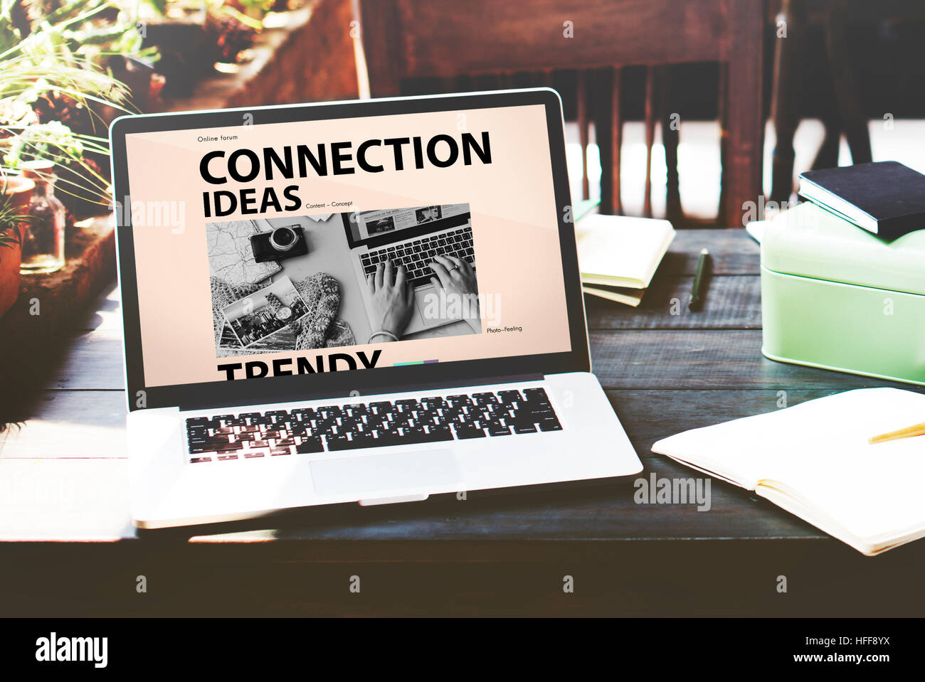 Social Media Blog Ideas Concept Stock Photo Alamy