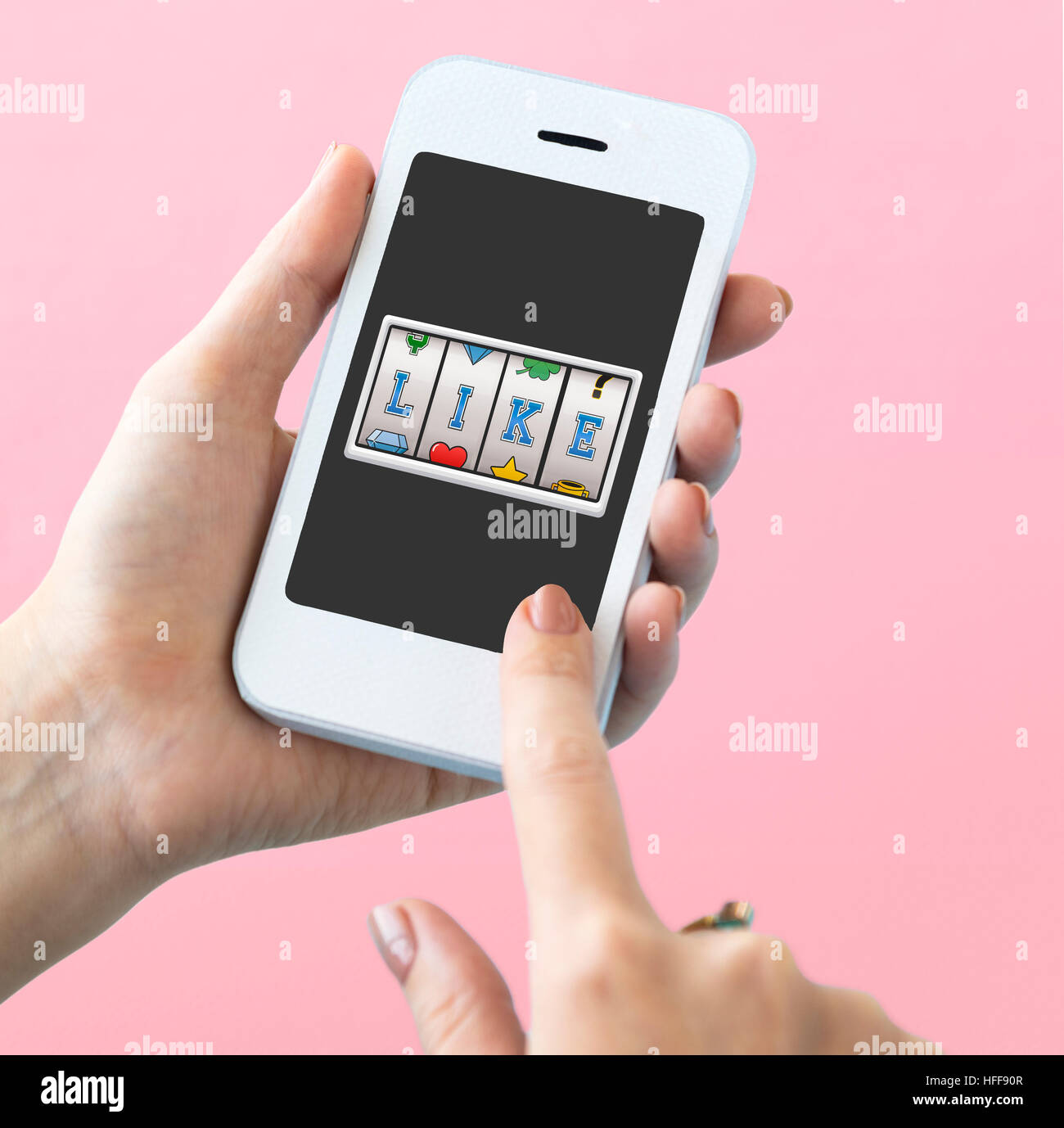 Like Agree Love Enjoy Thumbs Up Concept Stock Photo - Alamy