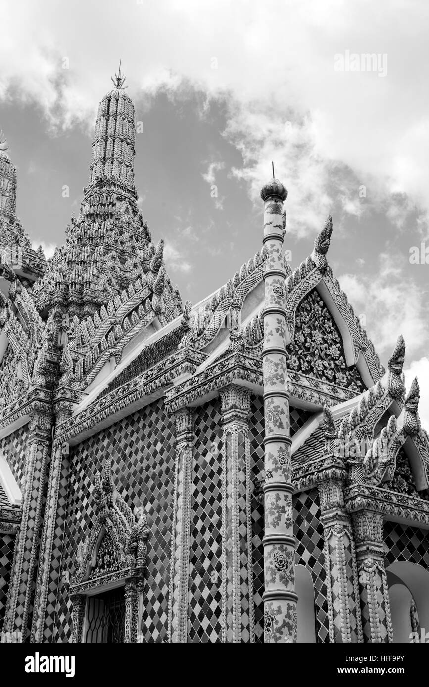 Thai Style Buddhist Temple Concept Stock Photo