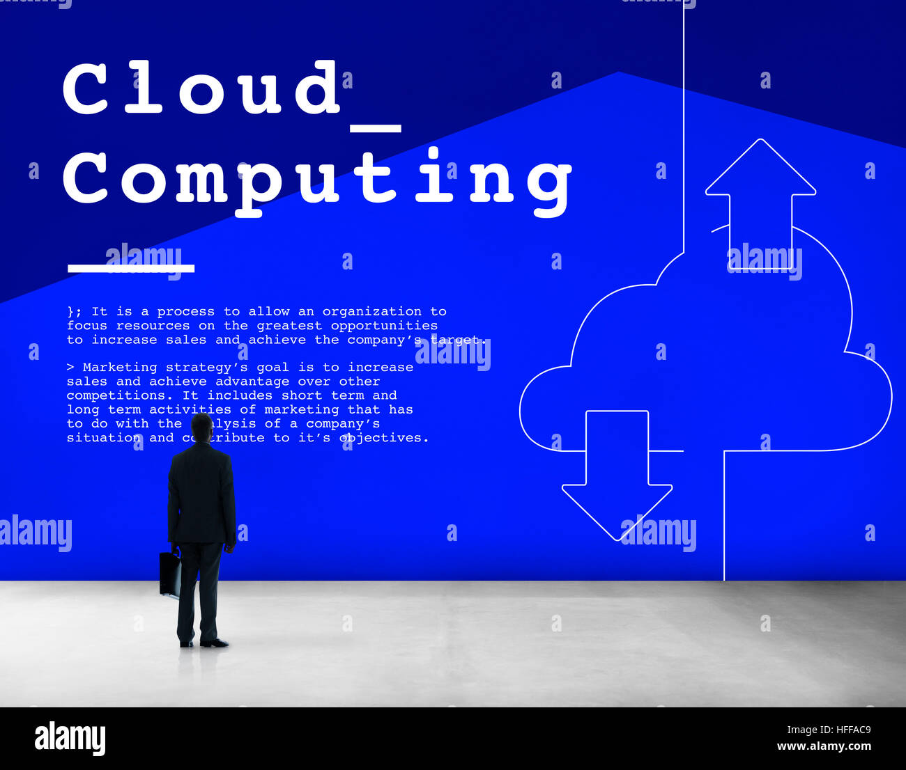 Cloud Computing Network Connection Concept Stock Photo - Alamy