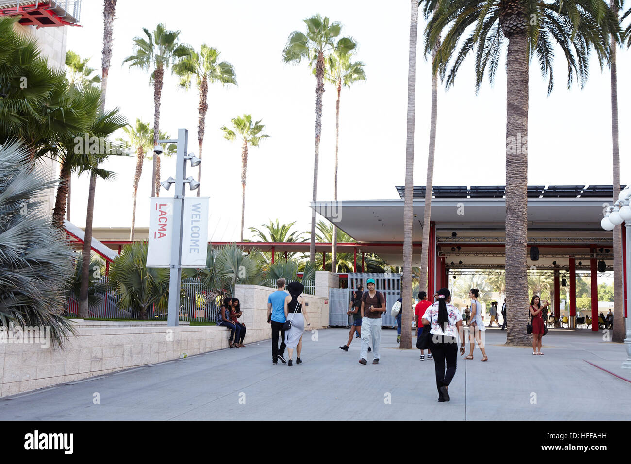 Los Angeles County museum modern art LACMA Stock Photo