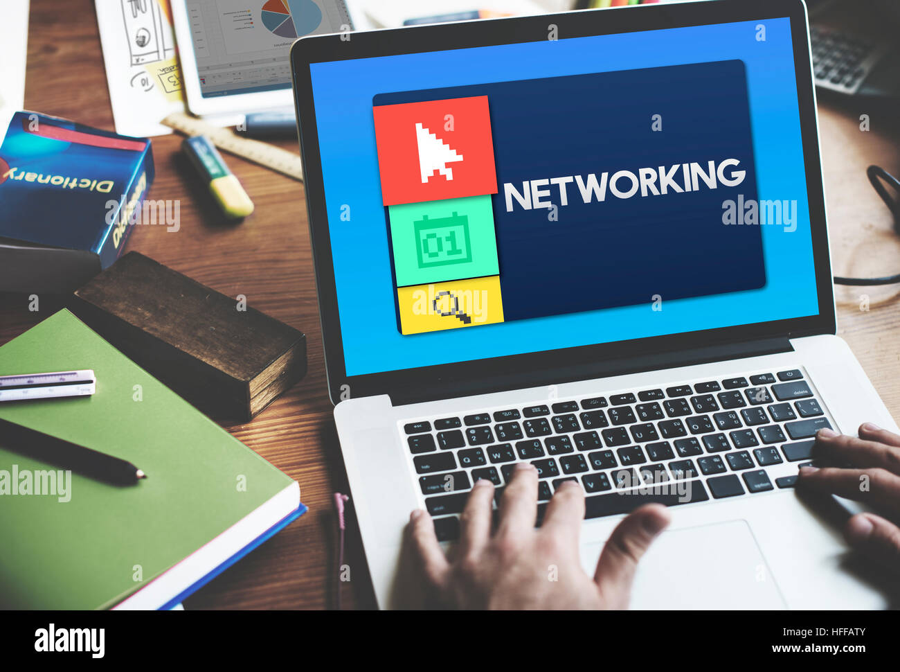 Browsing Network Browser Social Network Online Concept Stock Photo - Alamy