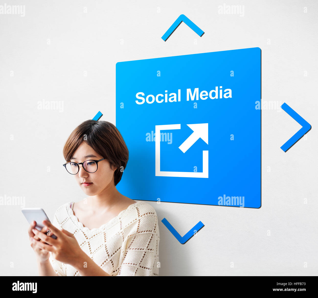 Internet Communication Social Network Concept Stock Photo