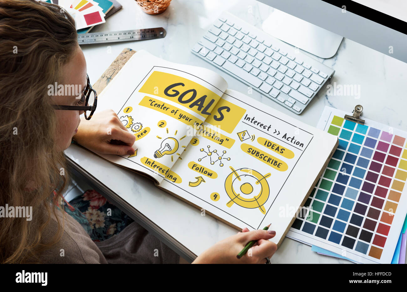 Fresh Ideas Inspire Creativity Concept Stock Photo - Alamy