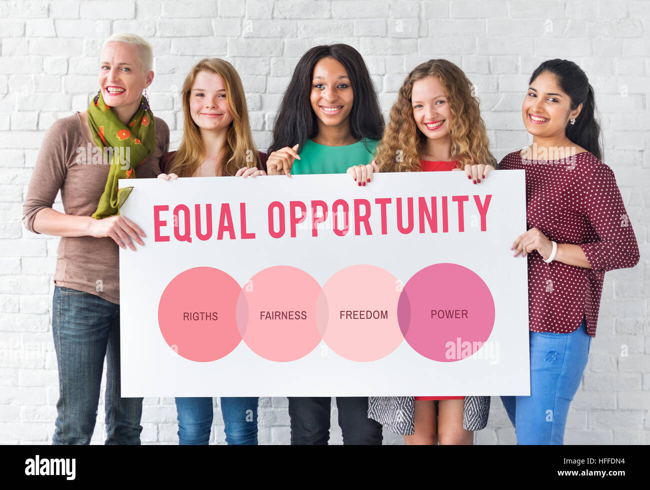 Women Rights Human Gender Equal Opportunity Concept Stock Photo Alamy