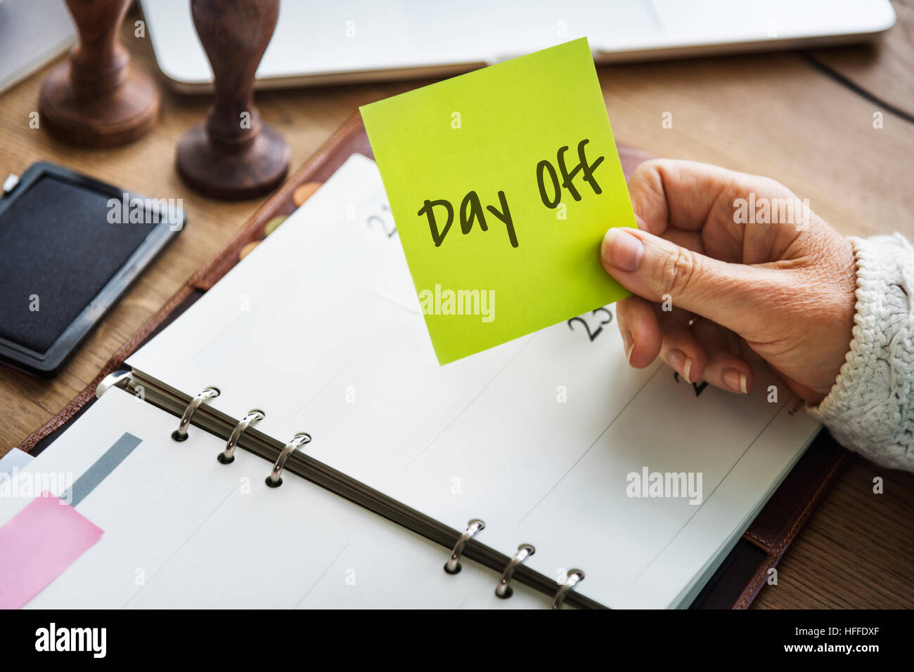 Day Off Annual Leave Relaxation Holiday Vacation Concept Stock Photo ...
