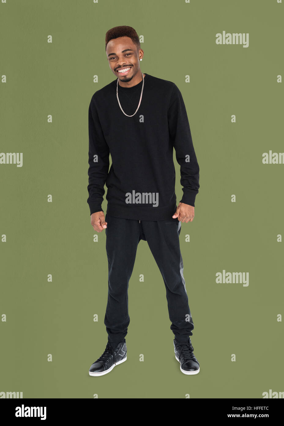 Man Studio Shoot Full Body Concept Stock Photo - Alamy
