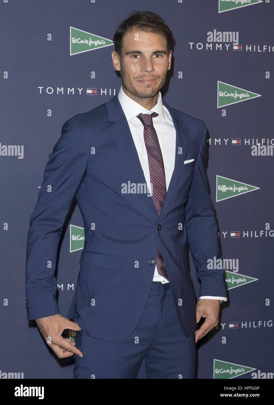 Rafael Nadal attends a Tommy Hilfiger presentation of their new collection  Featuring: Rafael Nadal Where: Madrid, Spain When: 28 Nov 2016 Stock Photo  - Alamy