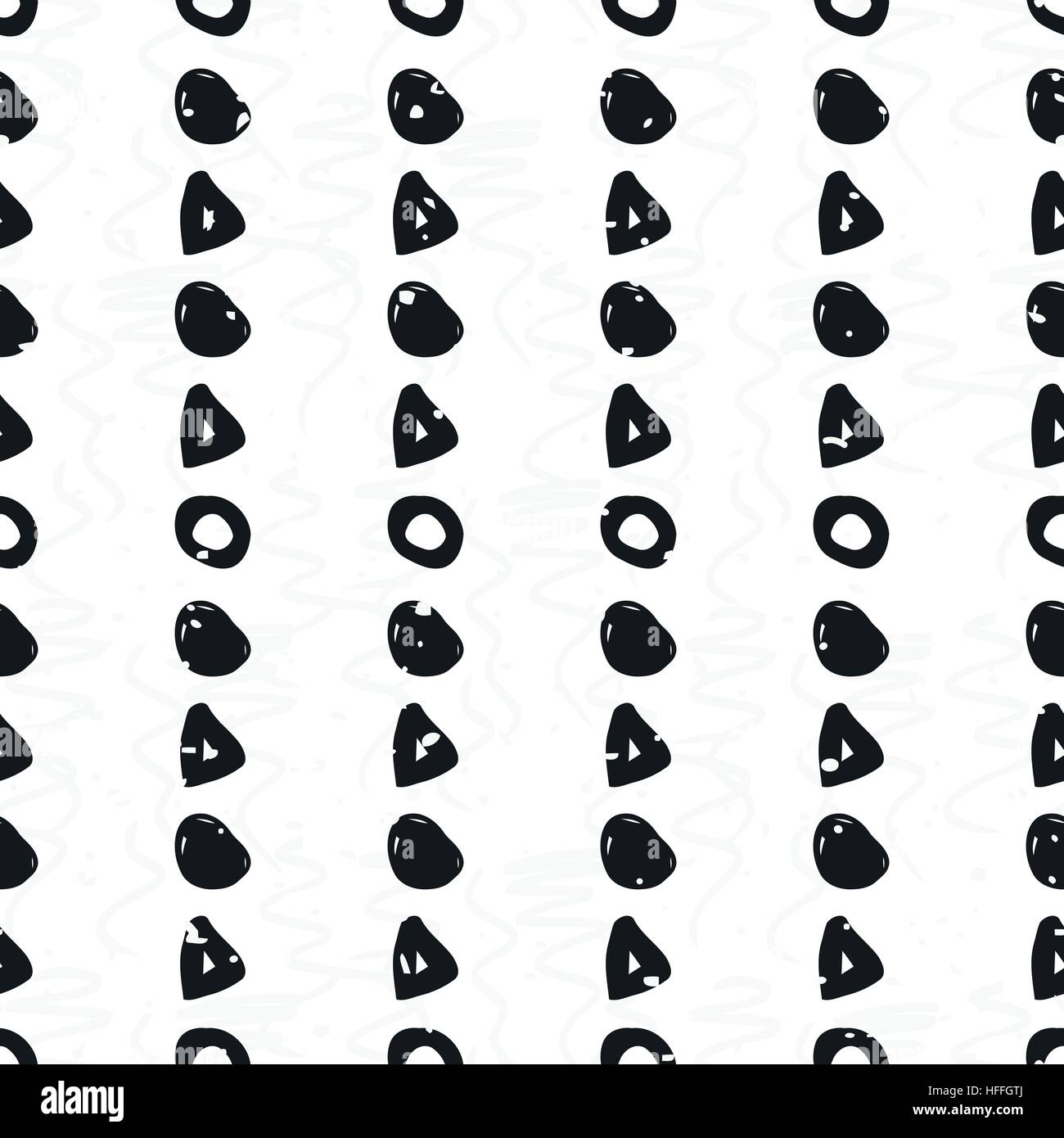 Hand-drawn geometric seamless pattern Stock Vector Image & Art - Alamy