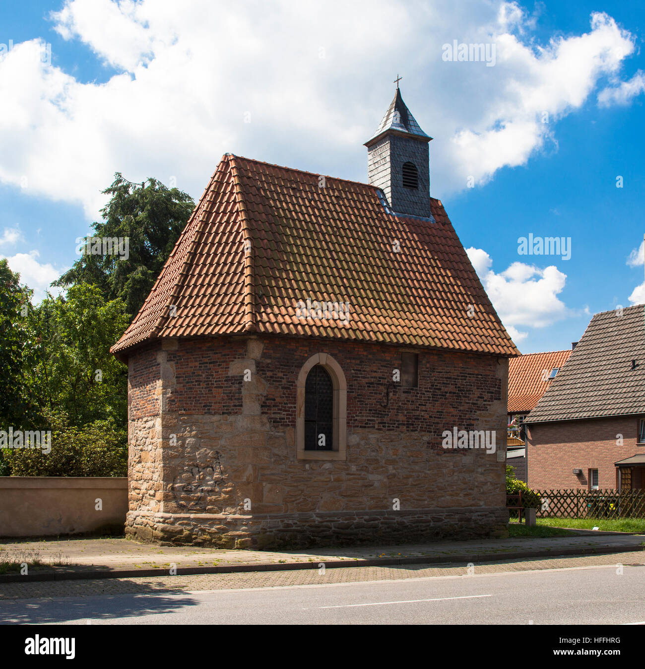 Germany, Bochum, the St. Bartholomew pilgrim chapel in the district Sevinghausen. Stock Photo