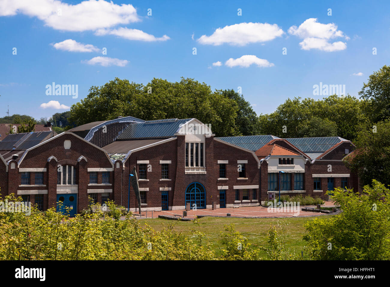 Germany, Herne, cultural and event center Flottmann Halls, the halls were built in 1908 as a manufacturing plant Stock Photo