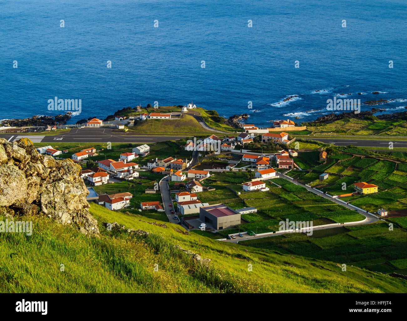 portugal-azores-corvo-elevated-view-of-the-vila-do-corvo-stock-photo
